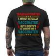 Transvaccinated Tshirt Men's Crewneck Short Sleeve Back Print T-shirt