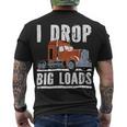 Trucker Trucker Accessories For Truck Driver Diesel Lover Trucker_ V2 Men's T-shirt Back Print