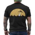 Ufo Moon Wilderness Tshirt Men's Crewneck Short Sleeve Back Print T-shirt