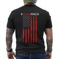 Ultra Maga American Flag Ultra Maga Usa Flag Tshirt Men's Crewneck Short Sleeve Back Print T-shirt