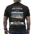 Uss Dixon As V2 Men's Crewneck Short Sleeve Back Print T-shirt