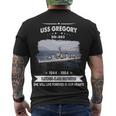 Uss Gregory Dd Men's Crewneck Short Sleeve Back Print T-shirt