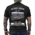 Uss Harry E Hubbard Dd Men's Crewneck Short Sleeve Back Print T-shirt