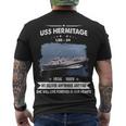 Uss Hermitage Lsd Men's Crewneck Short Sleeve Back Print T-shirt