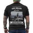 Uss Miller Ff Men's Crewneck Short Sleeve Back Print T-shirt