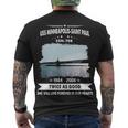 Uss Minneapolis Saint Paul Ssn Men's Crewneck Short Sleeve Back Print T-shirt