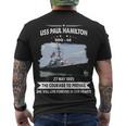 Uss Paul Hamilton Ddg V2 Men's Crewneck Short Sleeve Back Print T-shirt