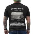 Uss Paul Revere Apa 248 Lpa Men's Crewneck Short Sleeve Back Print T-shirt