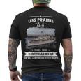Uss Prairie Uss Ad Men's Crewneck Short Sleeve Back Print T-shirt