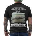 Uss Samuel Eliot Morison Ffg Men's Crewneck Short Sleeve Back Print T-shirt