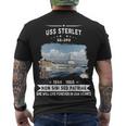 Uss Sterlet Ss Men's Crewneck Short Sleeve Back Print T-shirt