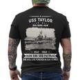 Uss Taylor Dd 468 Dde Men's Crewneck Short Sleeve Back Print T-shirt