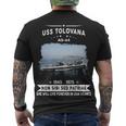Uss Tolovana Ao Men's Crewneck Short Sleeve Back Print T-shirt
