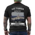 Uss Turner Dd 834 Ddr Men's Crewneck Short Sleeve Back Print T-shirt