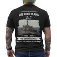 Uss White Plains Afs Men's Crewneck Short Sleeve Back Print T-shirt