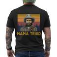 Vintage Mama Tried Country Music Funny Merle Tee Haggard Gift Tshirt Men's Crewneck Short Sleeve Back Print T-shirt