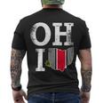 Vintage State Of Ohio V2 Men's Crewneck Short Sleeve Back Print T-shirt