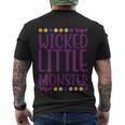 Wicked Little Monster Halloween Quote Men's Crewneck Short Sleeve Back Print T-shirt