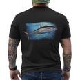 Yellowfin Tuna Swimming Men's Crewneck Short Sleeve Back Print T-shirt