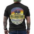 Yellowstone National Park Tshirt V2 Men's Crewneck Short Sleeve Back Print T-shirt
