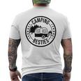 Camp Besties Camping Lovers Camping Campfire Men's T-shirt Back Print