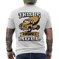 Concrete Laborer This Is How I Roll Men's Back Print T-shirt