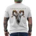 Original Legendaddy Men's Crewneck Short Sleeve Back Print T-shirt