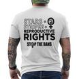 Stars Stripes Reproductive Rights Racerback Feminist Pro Choice My Body My Choice Men's Back Print T-shirt