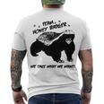 Team Honey Badger V3 Men's Crewneck Short Sleeve Back Print T-shirt