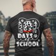 101 Days Of School Dalmatian Logo Men's Crewneck Short Sleeve Back Print T-shirt Gifts for Old Men