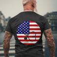 4Th Of July Nurse Independence Day Design Gift American Flag Gift Men's Crewneck Short Sleeve Back Print T-shirt Gifts for Old Men