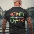 Activity Squad Activity Director Activity Assistant Great Gift Men's Crewneck Short Sleeve Back Print T-shirt Gifts for Old Men