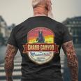 American Black Bear Grand Canyon National Park Men's Crewneck Short Sleeve Back Print T-shirt Gifts for Old Men