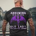 Assuming Im Just An Old Lady Was Your First Mistake Tshirt Men's Crewneck Short Sleeve Back Print T-shirt Gifts for Old Men