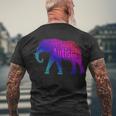 Autism Awareness Elephant Quotes Tshirt Men's Crewneck Short Sleeve Back Print T-shirt Gifts for Old Men