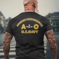 Aviation Ordnanceman Ao Men's Crewneck Short Sleeve Back Print T-shirt Gifts for Old Men