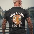 Bans Off Our Bodies V2 Men's Crewneck Short Sleeve Back Print T-shirt Gifts for Old Men