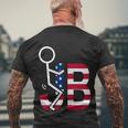 Bareshelves Fjb Republican Politics Men's Crewneck Short Sleeve Back Print T-shirt Gifts for Old Men