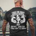 Being Sailor V2 Men's Crewneck Short Sleeve Back Print T-shirt Gifts for Old Men