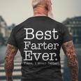Best Farter Ever Yikes I Mean Father Men's Crewneck Short Sleeve Back Print T-shirt Gifts for Old Men