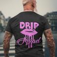 Birthday Pink Drip Squad Lip Brithday Drip V2 Men's T-shirt Back Print Gifts for Old Men
