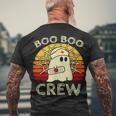 Boo Boo Crew Nurse Ghost Halloween Nurse V3 Men's T-shirt Back Print Gifts for Old Men