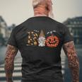 Boo Pumpkin Grome Halloween Quote Men's Crewneck Short Sleeve Back Print T-shirt Gifts for Old Men