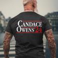 Candace Owens For President 24 Election Men's Crewneck Short Sleeve Back Print T-shirt Gifts for Old Men