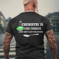 Chemistry Cooking Dont Lick The Spoon Tshirt Men's Crewneck Short Sleeve Back Print T-shirt Gifts for Old Men