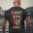 Classic Since 1972 50Th Still Rockin Birthday Rock Tshirt Men's Crewneck Short Sleeve Back Print T-shirt Gifts for Old Men