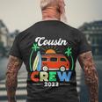 Cousin Crew 2022 Summer Vacation Men's Crewneck Short Sleeve Back Print T-shirt Gifts for Old Men