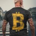 Cryptocurrency Funny Bitcoin B S V G Shirt Men's Crewneck Short Sleeve Back Print T-shirt Gifts for Old Men