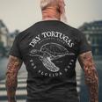 Dry Tortugas National Park Florida Keys Scuba Diving Turtle Men's T-shirt Back Print Gifts for Old Men