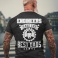 Engineer Dad V2 Men's Crewneck Short Sleeve Back Print T-shirt Gifts for Old Men